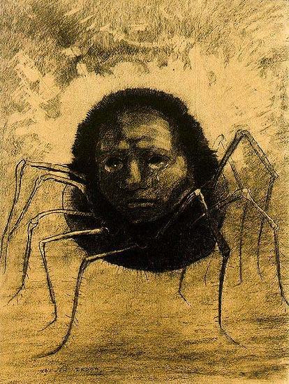 Odilon Redon The Crying Spider oil painting image